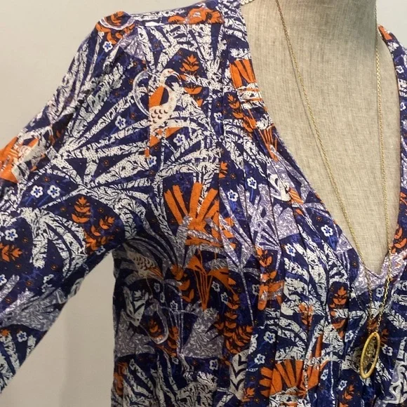 Anthropologie Cathy Pleated Blouse - Picture 5 of 16